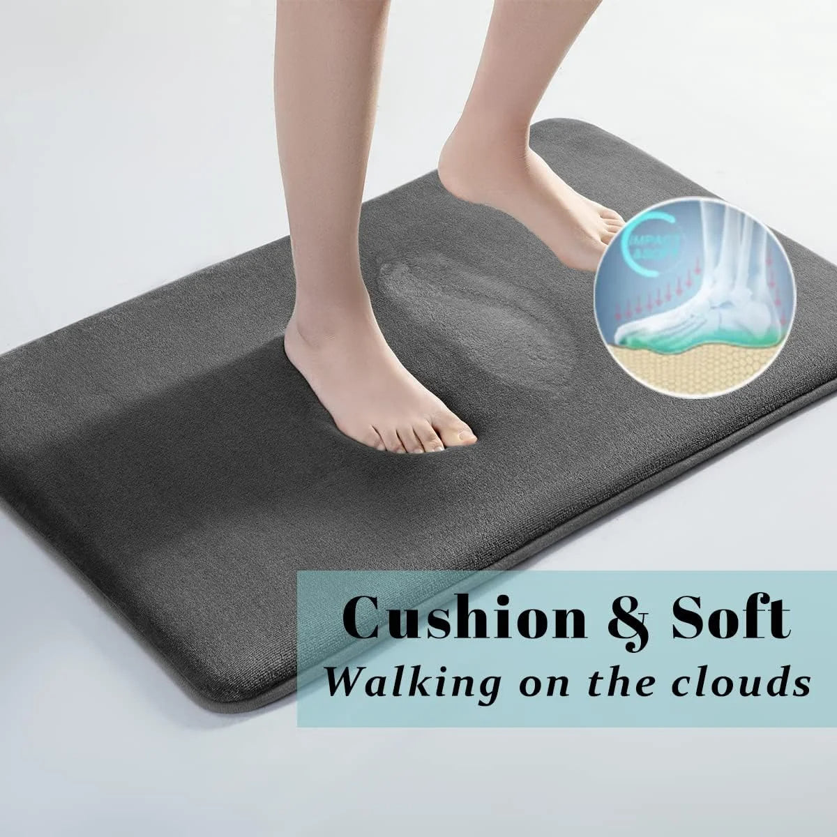 Super absorbent - antislip floor, bath, door mat