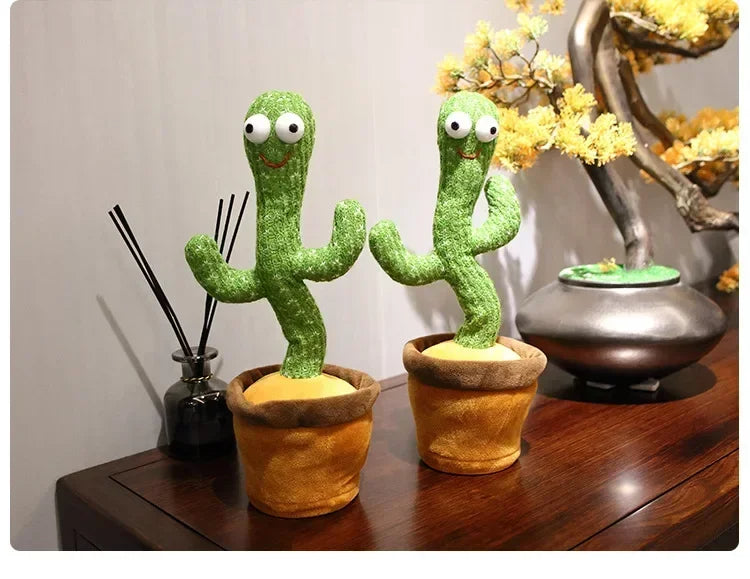 Dancing Talking Cactus Toys For Baby, Singing 120 songs, Mimicking Recording Repeating What You Say