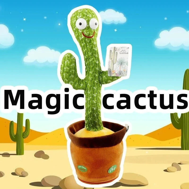 Dancing Talking Cactus Toys For Baby, Singing 120 songs, Mimicking Recording Repeating What You Say