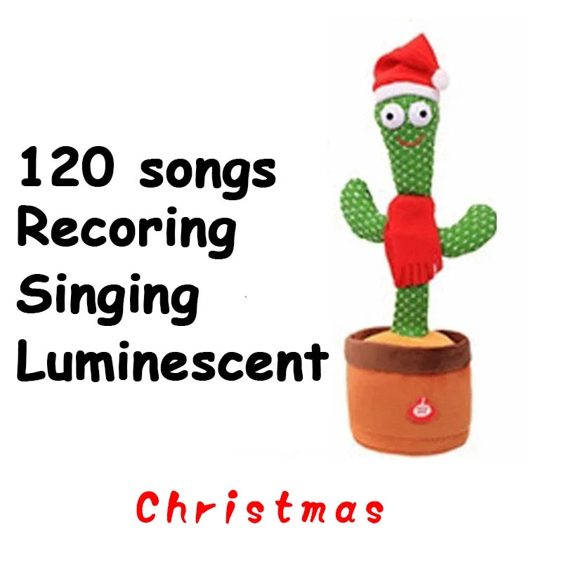 Dancing Talking Cactus Toys For Baby, Singing 120 songs, Mimicking Recording Repeating What You Say