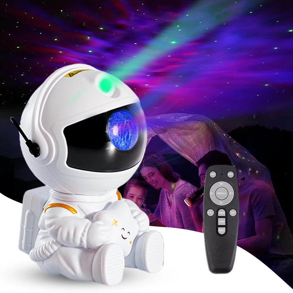 Galaxy Star Astronaut Projector LED Night Light