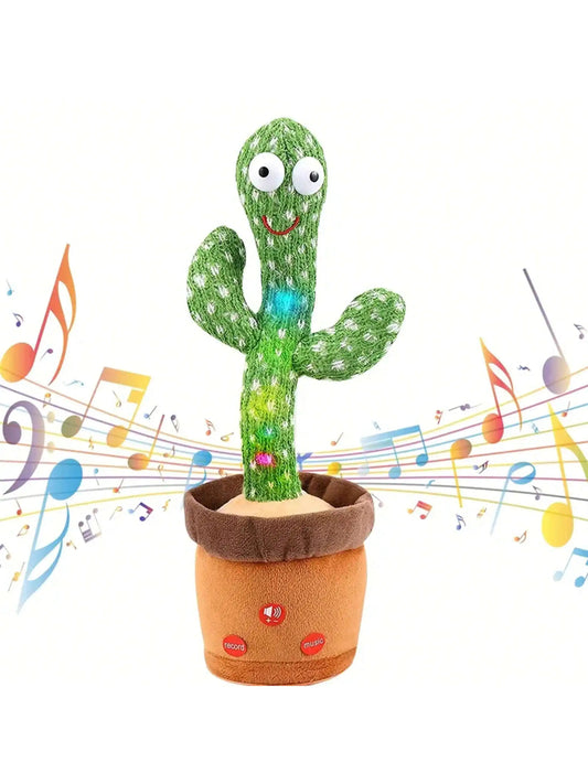 Dancing Talking Cactus Toys For Baby, Singing 120 songs, Mimicking Recording Repeating What You Say