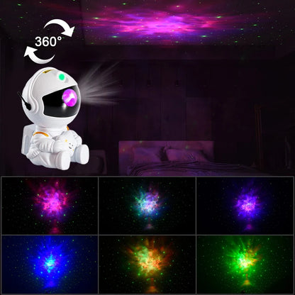 Galaxy Star Astronaut Projector LED Night Light