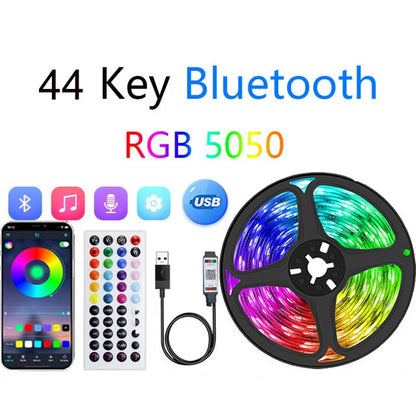 LED Strip Lights APP Control Colour Changing Lights with Remote Mode
