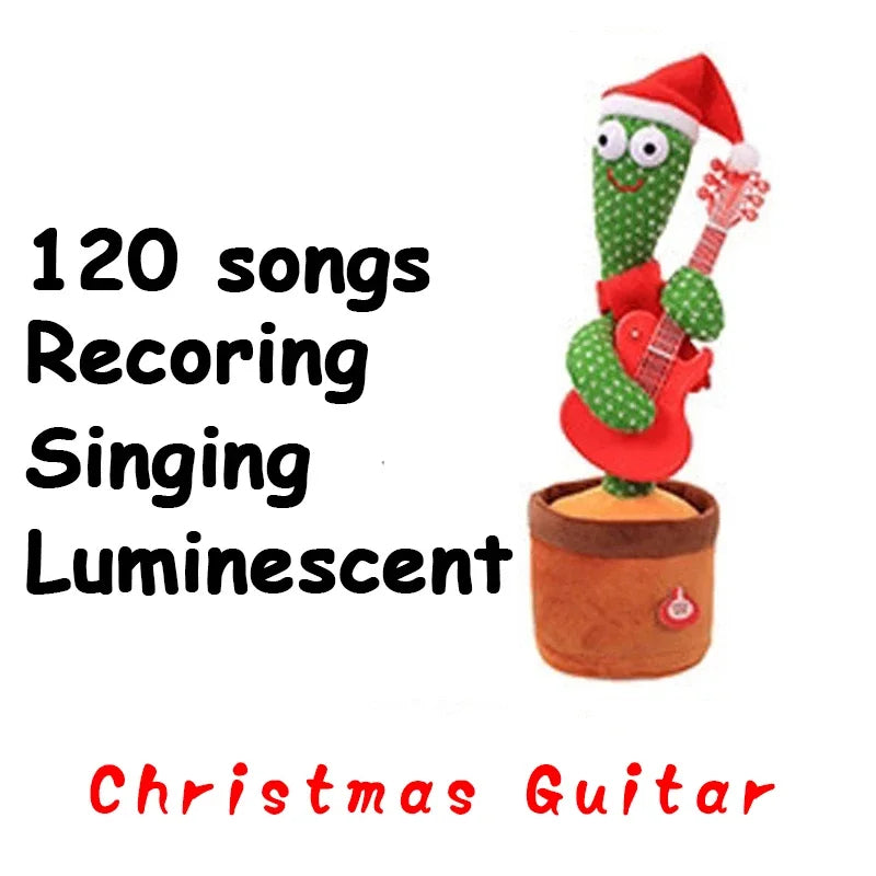 Dancing Talking Cactus Toys For Baby, Singing 120 songs, Mimicking Recording Repeating What You Say