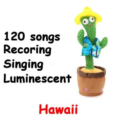 Dancing Talking Cactus Toys For Baby, Singing 120 songs, Mimicking Recording Repeating What You Say