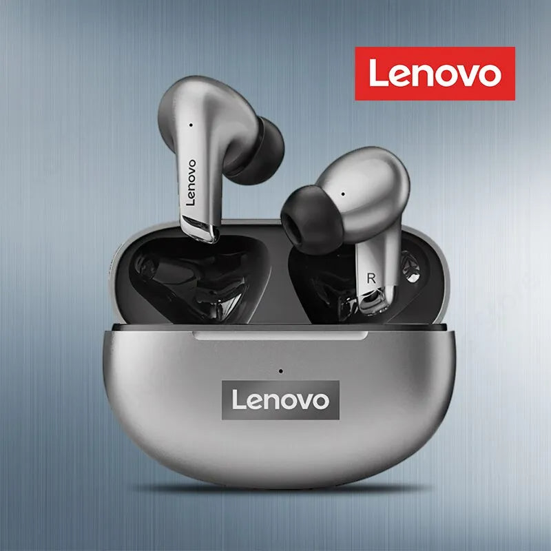 Original Lenovo LP5 Wireless Bluetooth Earbuds HiFi Music Sports Waterproof With Mic